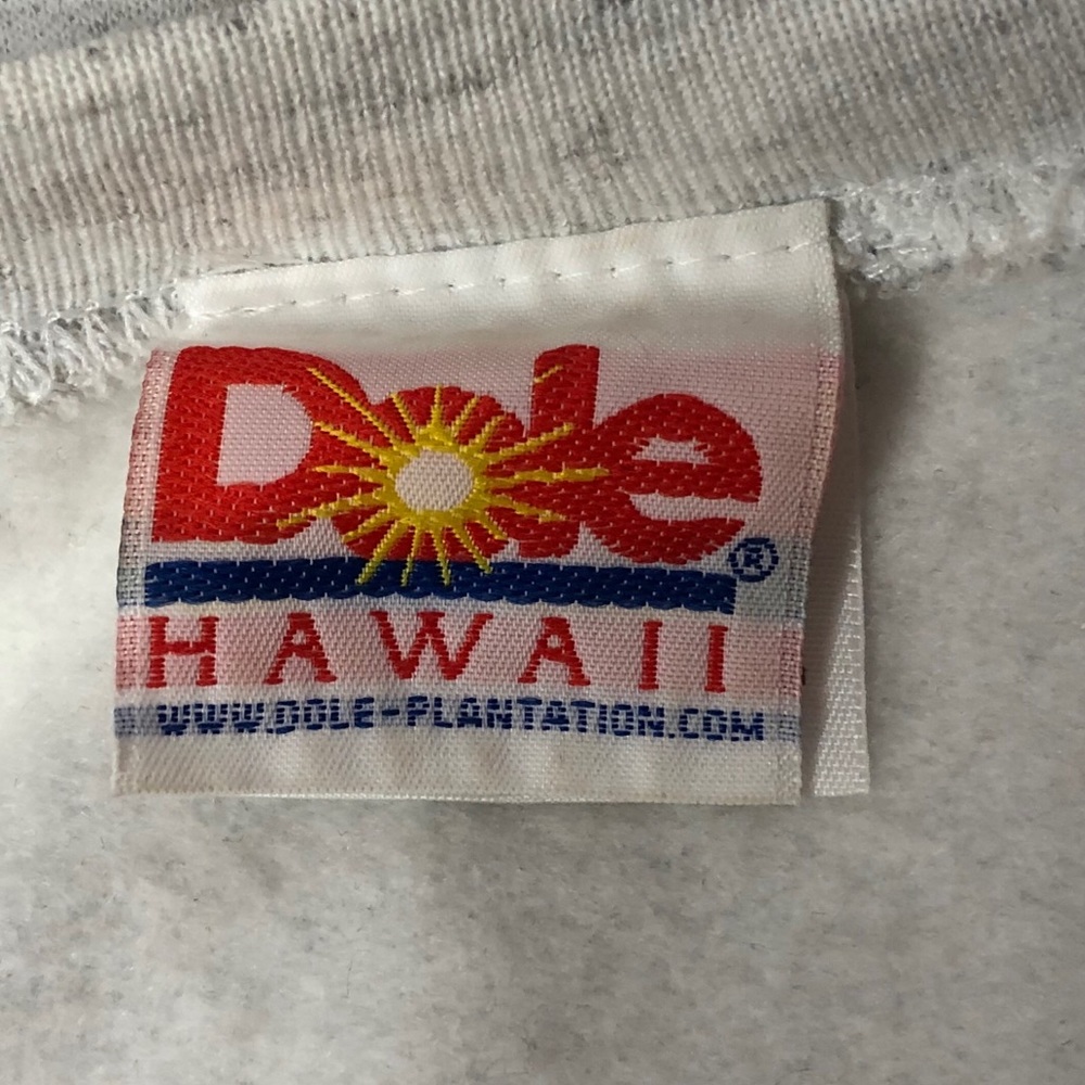 🚫SOLD•E✝️SY🚫 Vintage DOLE Hawaii Crewneck TPIBS - Picture 7 of 8